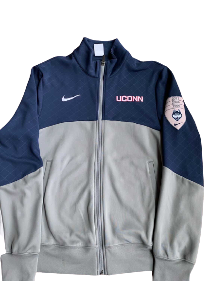 Ryan Boatright UCONN Team Issued Full-Zip Warm-Up Jacket (Size M)