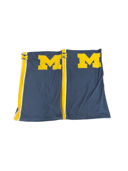 Adrien Nunez Michigan Basketball Team Issued Set of (2) Neck Gaiters