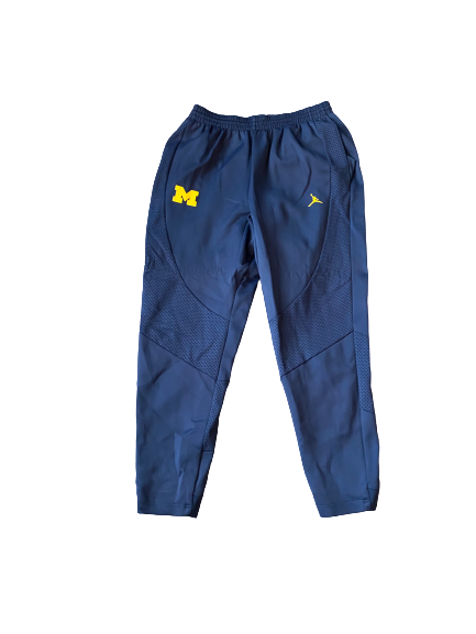 Mike McCray Michigan Jordan Sweatpants With Number on Back (Size XL)