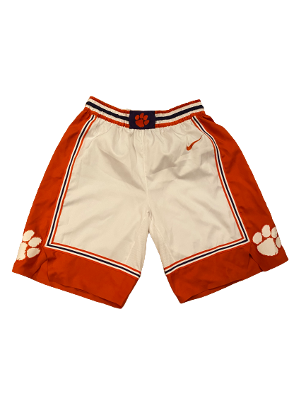 Clyde Trapp Clemson Basketball 2019-2020 Game Worn Shorts (Size 36)