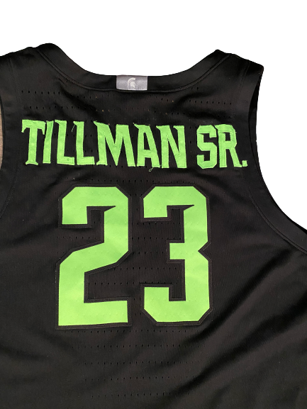 Xavier Tillman Michigan State 2019-2020 Game Worn Uniform Set (Jersey & Shorts) - Photo Matched
