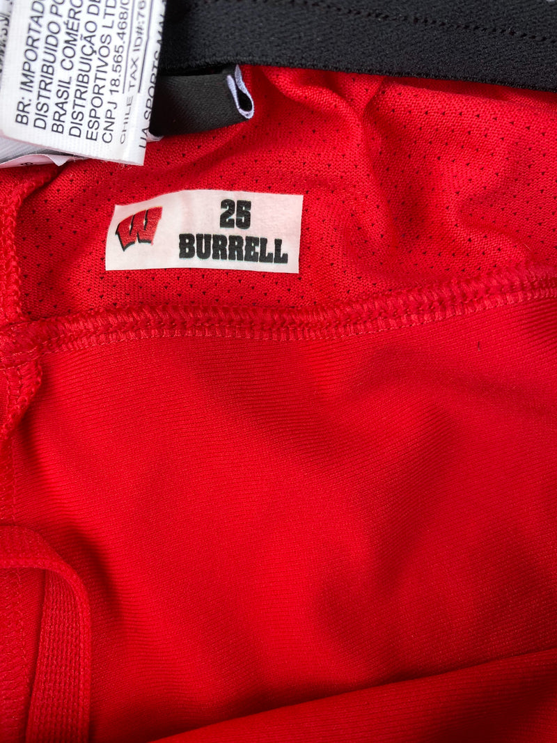 Eric Burrell Wisconsin Football Under Armour Shorts (Size L)
