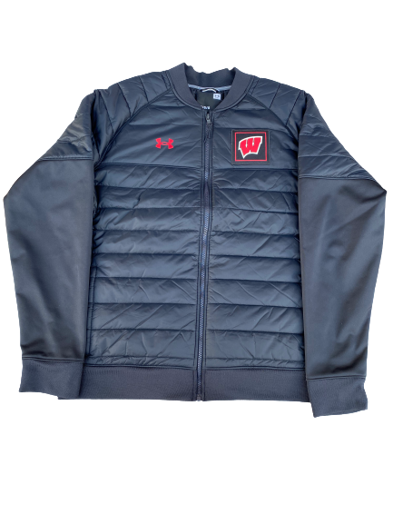 Eric Burrell Wisconsin Football Winter Jacket (Size L)