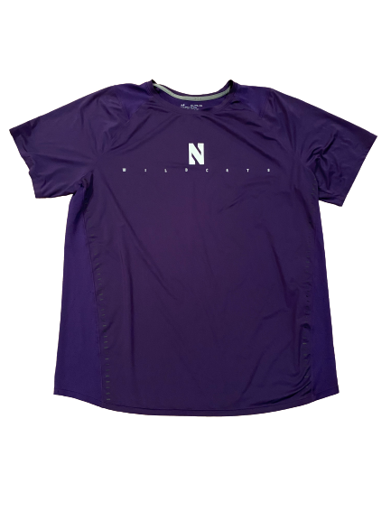 Nik Urban Northwestern Football Team Issued Workout Shirt (Size XXXL)