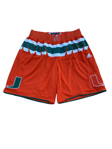 Anthony Lawrence Miami Basketball Game Worn Shorts (Size XL)