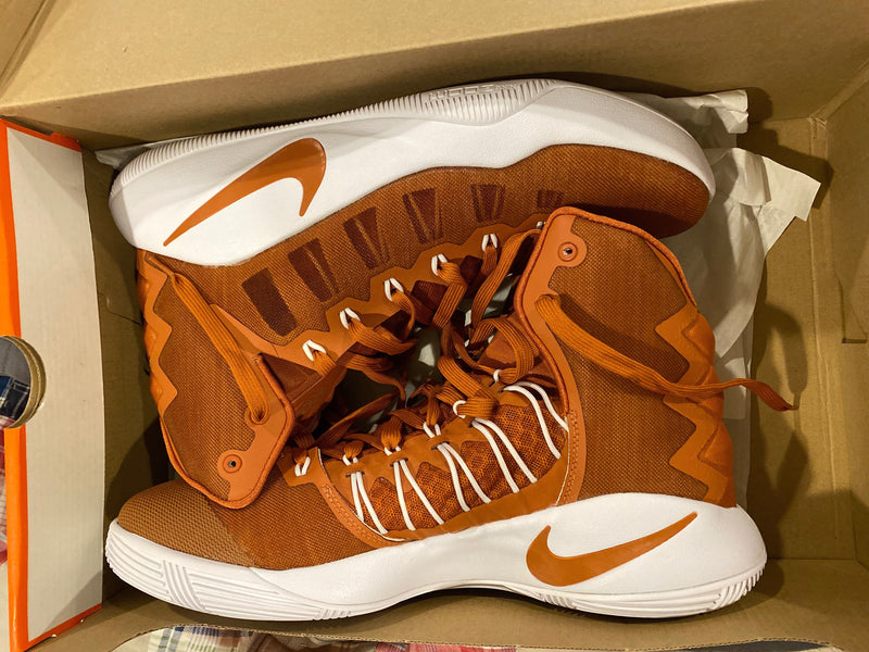 Joe Schwartz Texas Team Issued Nike Hyperdunks (Size 12)