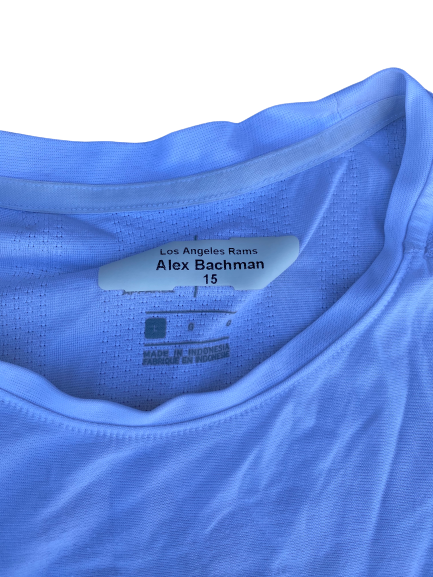 Alex Bachman Los Angeles Rams Football Long Sleeve Shirt (Size L)