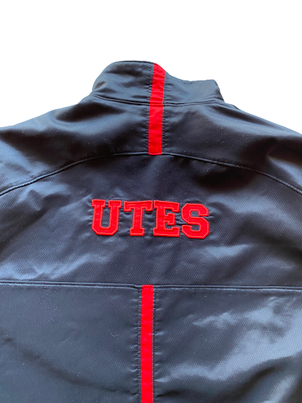 Tareke Lewis Utah Football Under Armour Zip-Up Jacket (Size XS)