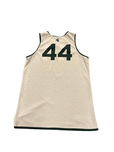 Gabe Brown Michigan State Basketball Exclusive Reversible Practice Jersey (Size L)