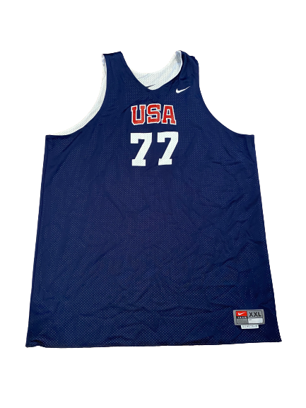 Chase Jeter USA Basketball U18 Practice Jersey (Photo Matched)(Size XXL +4 Length)