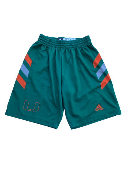 Anthony Lawrence Miami Basketball Player Exclusive Practice Shorts (Size M)