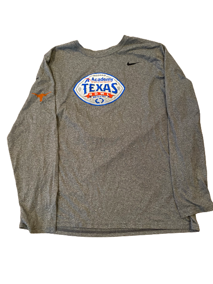 Tim Yoder Texas Football Player Exclusive "Texas Bowl" Long Sleeve Shirt (Size XL)