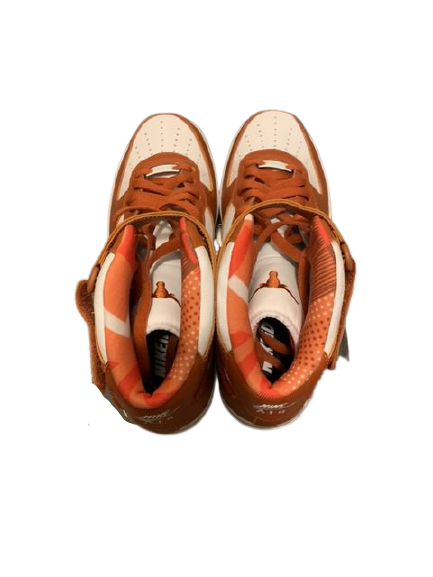 Kai Jarmon Texas Football Player Exclusive Shoes (Size 11.5)
