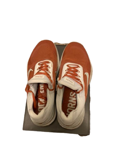 Kai Jarmon Texas Football Team Issued Running Shoes (Size 11.5)