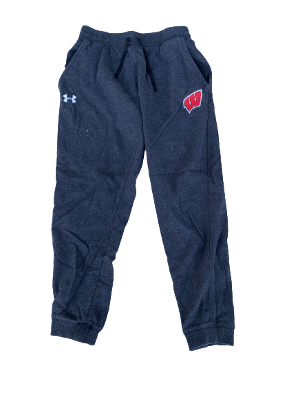 Zach Hintze Wisconsin Team Issued Sweatpants (Size L)