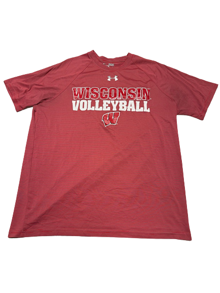 Sydney Hilley Wisconsin Volleyball Practice T-Shirt (Size M)