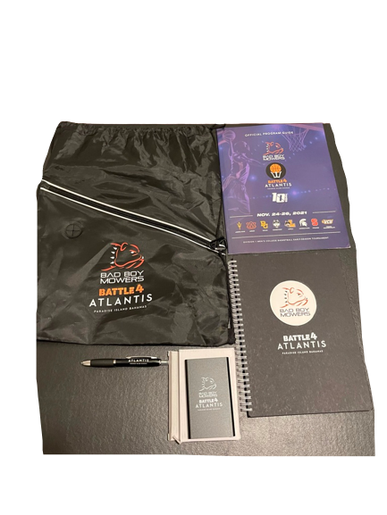 Gabe Brown Michigan State Basketball Battle 4 Atlantis Tournament Exclusive Player Gift Bag