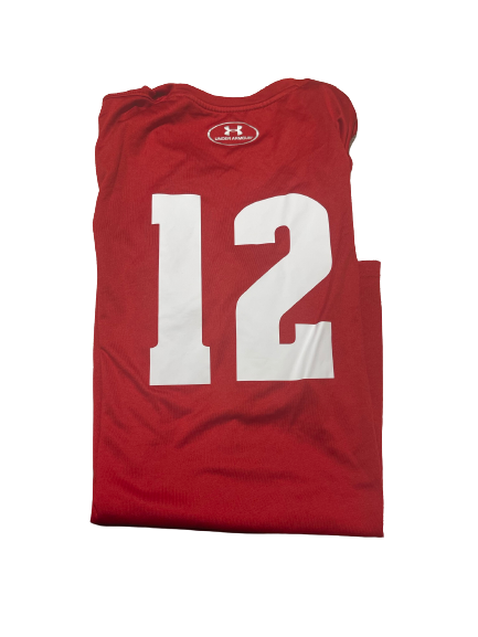Nicole Shanahan Wisconsin Volleyball Team Issued Practice Shirt with Number on Back (Size M)