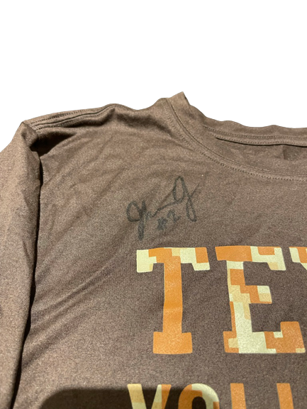 Jhenna Gabriel Texas Volleyball SIGNED Team Exclusive Shirt with Name on Back (Size M)