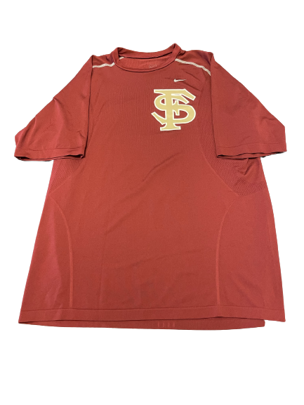 Mat Nelson Florida State Baseball Team Exclusive Workout Shirt (Size L)