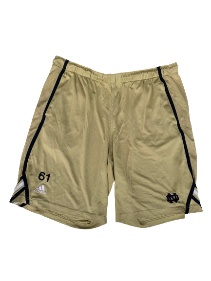 Scott Daly Notre Dame Football Workout Shorts with 