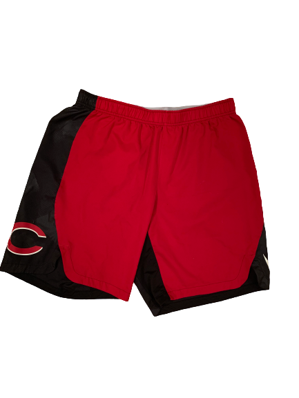 Packy Naughton Cincinnati Reds Workout Shorts (Size XL)