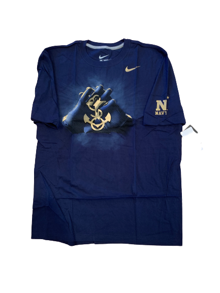 Navy Football T-Shirt (Size XL)