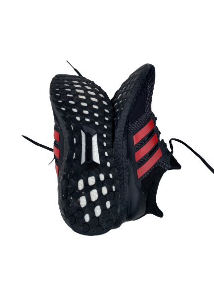 Ean Pfeifer Louisville Football Adidas Ultra-Bounce Sneakers (Size 13)