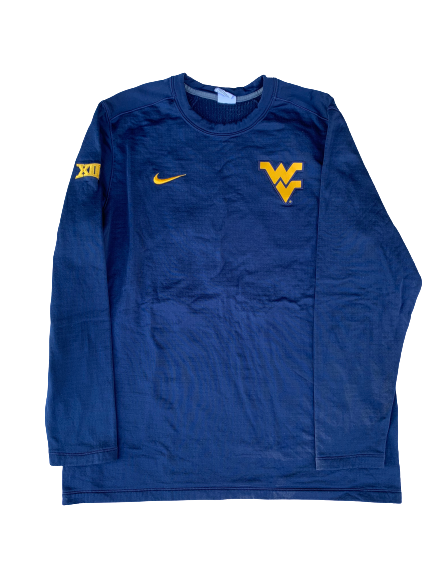 Chase Illig West Virginia Baseball Crew Neck Sweatshirt (Size XL)