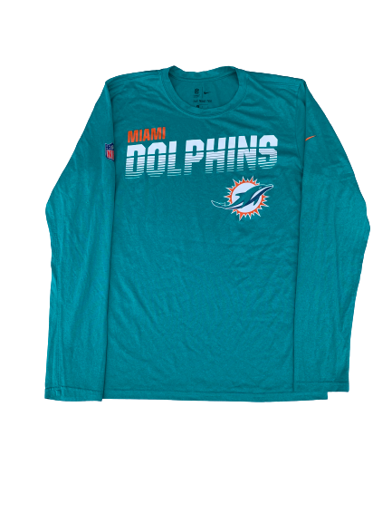 Miami Dolphins Long Sleeve Shirt (Size M)