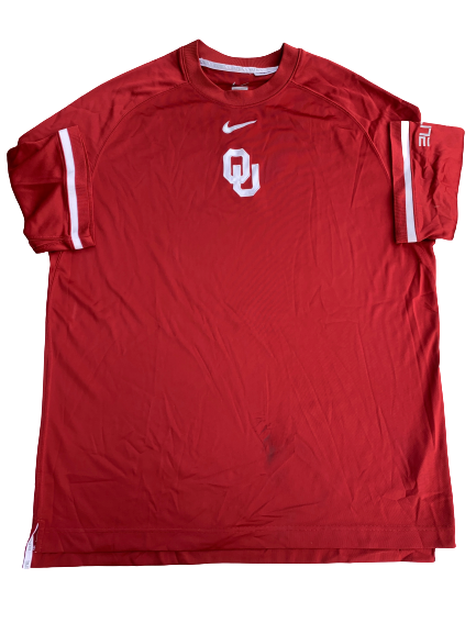 James Fraschilla Oklahoma Basketball Short Sleeve Shooting Shirt (Size L)
