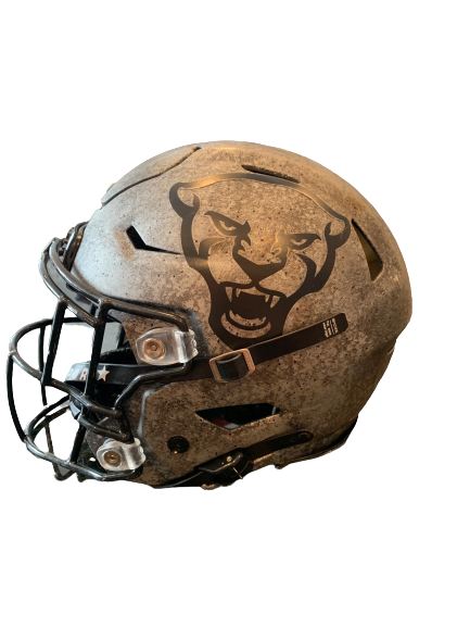 D.J. Turner Pittsburgh Football Game Worn Helmet