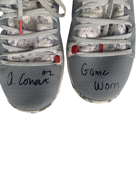 Anthony Cowan Maryland Basketball SIGNED Game Worn Sneakers (Size 12)