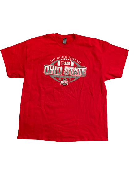 Jake Hausmann Ohio State Football B1G Champions T-Shirt (Size XXL)