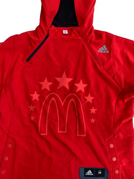 McDonalds All American Short Sleeve Hoodie Warm Up (Size M)
