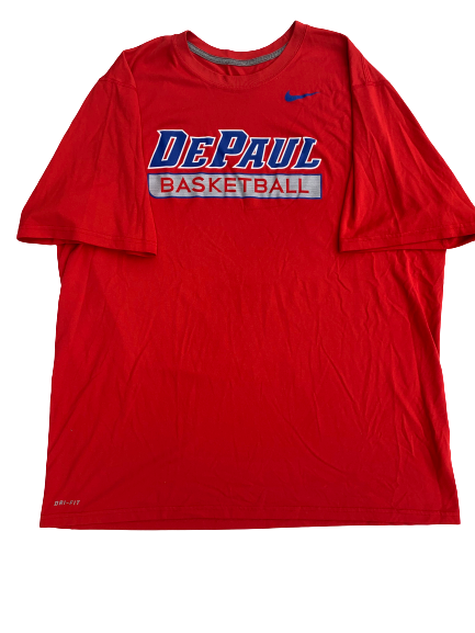 Max Strus DePaul Basketball T-Shirt (Size XXL)