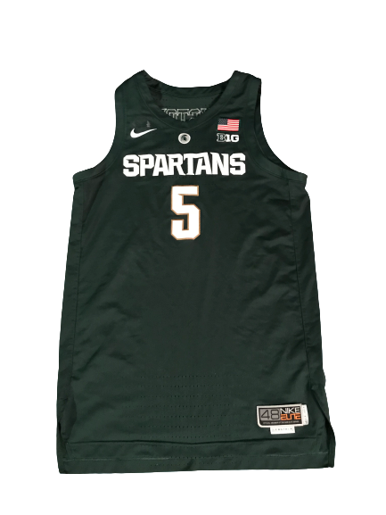 Cassius Winston 2018-2019 Game Worn Jersey (Including ELITE 8 GAME) - – The  Players Trunk