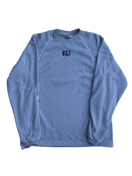 Kansas Basketball Fleece Crewneck Sweatshirt (Size S)