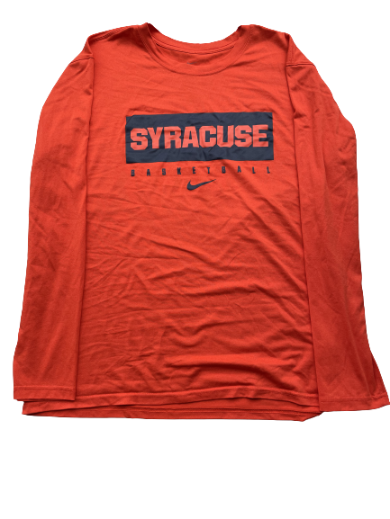 Marek Dolezaj Syracuse Basketball PE Long Sleeve Shirt WITH 