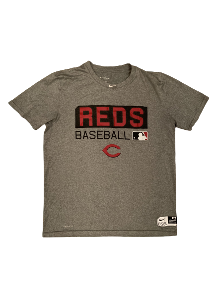 Packy Naughton Cincinnati Reds T-Shirt (Size L)