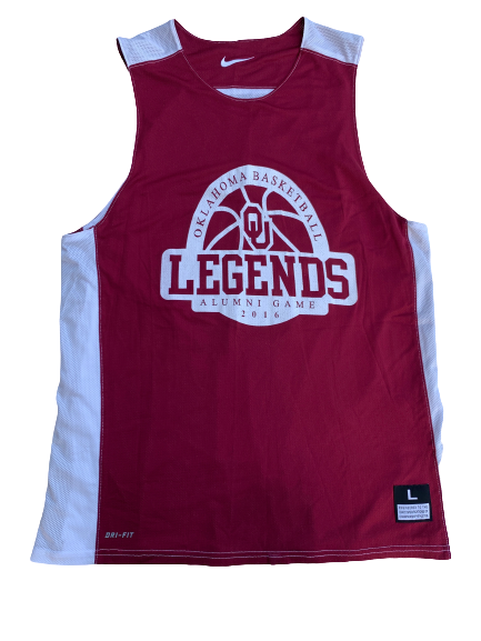 James Fraschilla Oklahoma Basketball 2016 Alumni Game "Legends" Jersey (Size L)