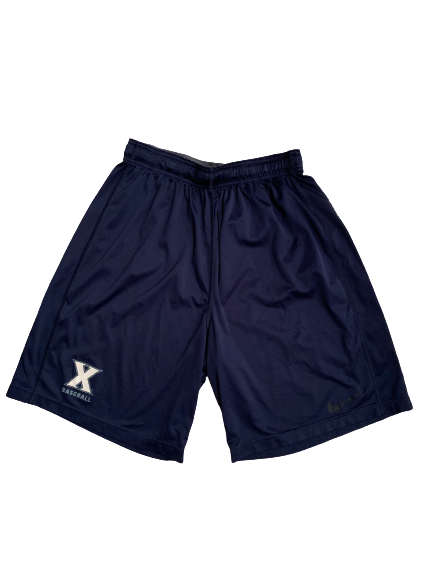 Garrett Schilling Xavier Baseball Workout Shorts (Size L)