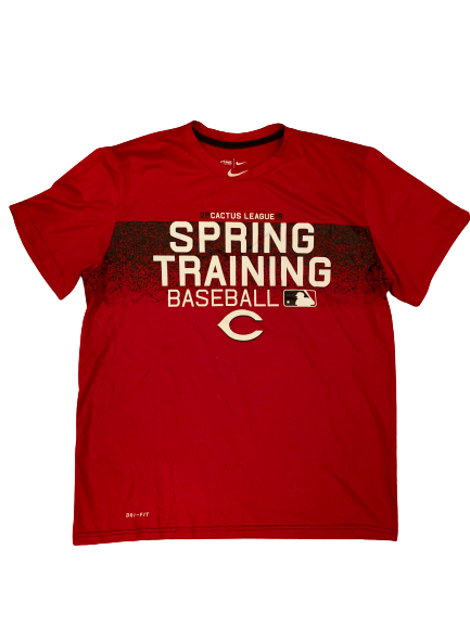 Packy Naughton Cincinnati Reds 2018 Spring Training T-Shirt (Size L)
