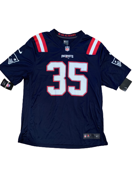 Kyle Dugger New England Patriots Signed Replica Jersey (Size XL)