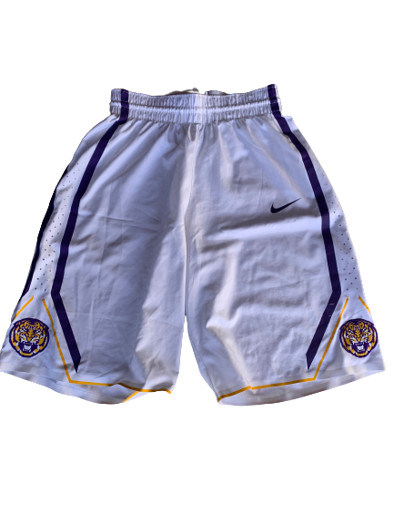 Tremont Waters LSU Basketball SIGNED 2017-2018 Uniform Set (Size 48) - Photomatched