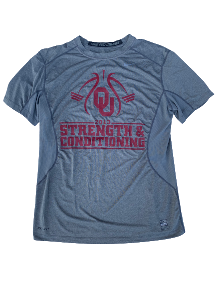 James Fraschilla Oklahoma Basketball PE Compression Shirt (Size L)