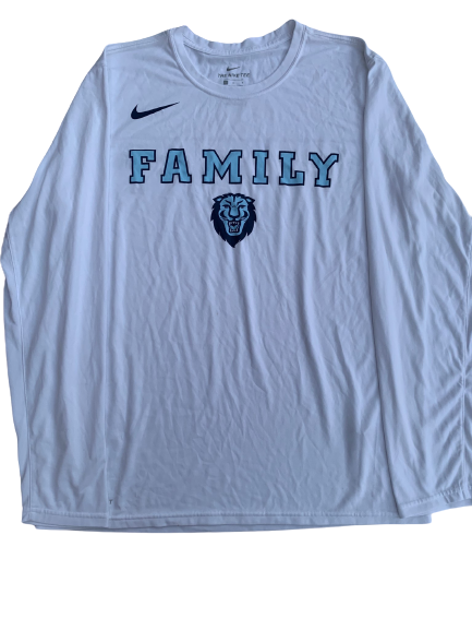 Quinton Adlesh Columbia Basketball "FAMILY" Long Sleeve (Size L)