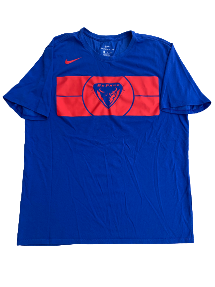 Max Strus DePaul Basketball T-Shirt (Size XL)