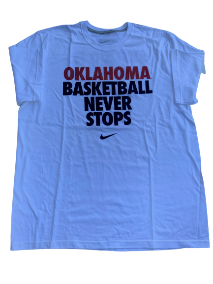 James Fraschilla Oklahoma Basketball T-Shirt (Size XL)
