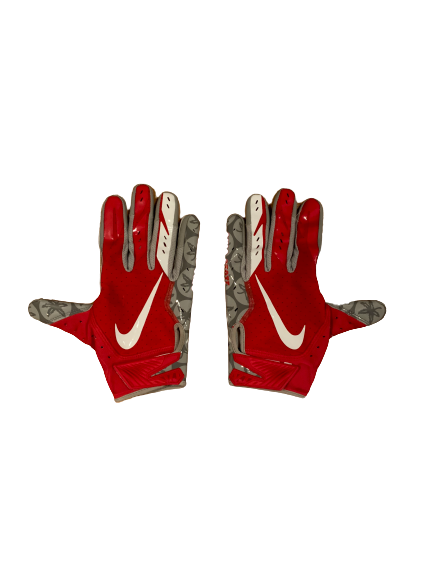 Zach Hoover Ohio State PE Football Gloves (Size L)